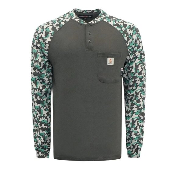 Camicia Ignifuga BOCOMAL 100% Cotone 156g, CAT2, HRC2, Norme NFPA2112 ASTM F1506, Per Saldatori Ed Elettricisti - 3